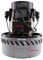 Marel Shop® - Motore 1200W per Aspirapolvere 50 Lt Altezza 176 mm compatibile con Wirbel Elsea Lavor Karcher Ipc Soteco Ghibli Bm2 Diametro 140 mm