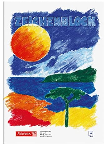 NEU Zeichenblock DIN A2, 10 Blatt, 100g, 2-seitig verleimt