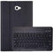 DY580 For Galaxy Tab A 10.1 T580 / T585 Detachable Plastic Bluetooth Keyboard Leather Tablet Case with Holder (Black)