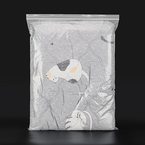 Sachet Zippé Sachet de Grands Transparent Cellophane 24x35cm Sacs Plastique Refermables Pochette Zip pour Vêtements T-shirt Pantalon Stockage,50Pièces
