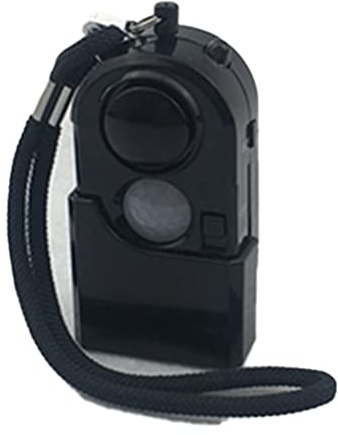 Hutsrai camping viaje portátil mini PIR detector de movimiento infrarrojo alarma 120 DB sin seguridad en casa antirrobo