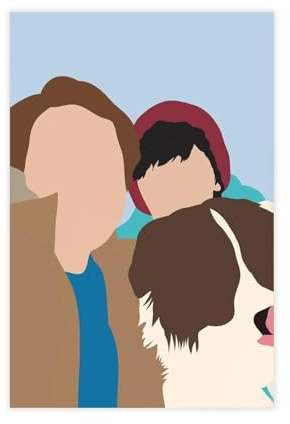 Nick Charlie und Nellie Heartstopper Poster Leinwand Poster Wandkunst Dekor Druck Bild Gemälde für Wohnzimmer Schlafzimmer Dekoration ungerahmt 20 x 30 cm