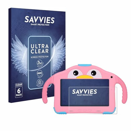 savvies Protection Ecran pour okulaku KIDS03-Pro03 7 (6 Pièces) - Film Protection Ultra Clair
