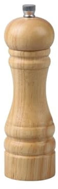 FM Professional 22529 Pfeffermühle, Holz, schwarz, 18 cm, Pfeffermühle, Salz und Pfefferstreuer, Tischmühle, manuelle Pfeffermühle, Holz, Keramik, 18 cm