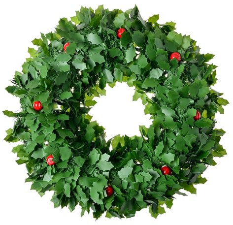 Clayre & Eef Weihnachtskranz Ø 40 cm Grün Kunststoff
