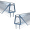 WITEN&NOCK 2 x 90cm Duschdichtungen mit doppelter Lippe Ersatzdichtung für Duschkabine Dichtungsprofile Duschtür Dichtung Glasstärke 5-6 mm
