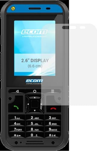 Maoni 3x Schutzfolie kompatibel mit Ecom Ex-Handy 10 DZ1 - kristallklar, Displayschutzfolie, 7H, antibakteriell