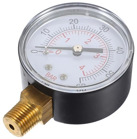 BESPORTBLE 1 Juego manómetro de Filtro Accesorio medidor de Piscina manómetro para Tanque - Medidor presión Piscina - Manómetro Piscina colador manómetro de Acuario manómetro para SPA alberca