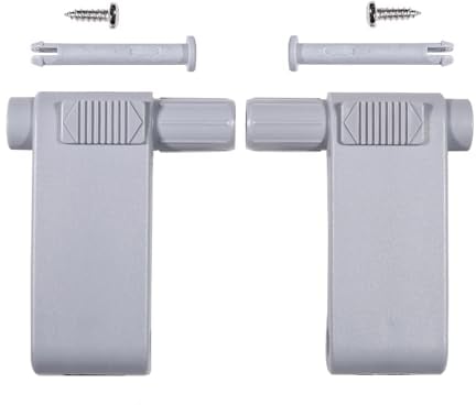 CANTONDZ Griffhebel-Set Ersatzteil für Griffhebel-Set Griffgarnitur Grau Kompatibel mit Braas Atelier-Fenster BA/DA 1992-(Grau)