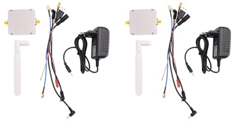 Roosny 2X WiFi Booster 4W Ripetitore di Segnale Wireless Amplificatore 2.4G e 5G e Adattatore di Estensione della Portata del Segnale AI Shell Spina Europea