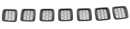 Per Jeep Per Compass 2017 2018 2019 2020 2021 Griglia Anteriore Copertura Grill Anello Inserti Telaio Trim Kit