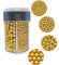 Tortendeko 160g Super Goldene perle Zucker streusel Gold Perlen Tortenaufsätze Zuckerstreusel für Hochzeiten und tägliche Kuchen Dekoration Geburtstagskuchen