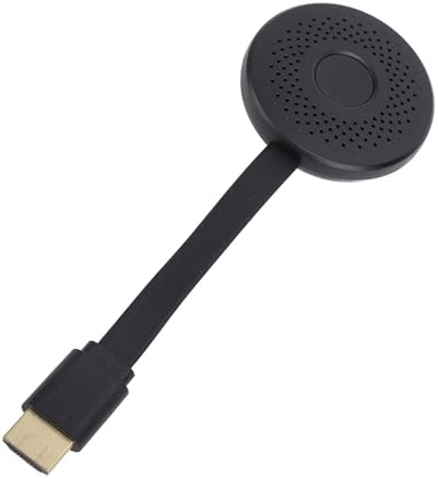 Yanmis Adattatore Dongle per Display con Interfaccia Multimediale HD Wireless 4K con 2.4G 5G per, per iOS, per OS X, per Wins 10 e Versioni Successive, Supporto per, per Mirroring