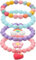 COMVASTARS 8mm4 Stück Mini Kugelarmband,Damen-Armband,Kreative und originelle weibliche Geschenke,Geeignet für Mädchen,Weibliche Geschenke,Geburtstagsgeschenke,Armbänder,Mütter,Schwestern,Freundinnen.