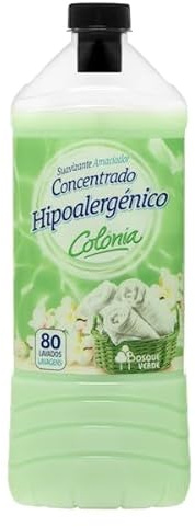 Hypoallergener Weichspüler mit Duft – 80 Waschladungen – 1,6 L Flasche – 6er Pack
