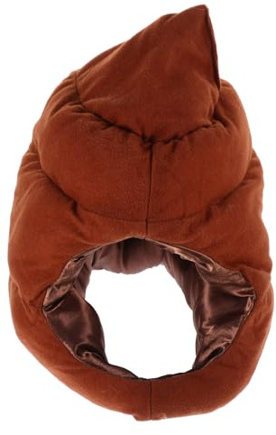 AKOOSY Lustiger Plüschhut in Kackhaufen form Weiche Party foto requisite Karnevalskopfschmuck Bequem Leicht Anzuziehen für Fasching Kostüm Rollenspielveranstaltungen