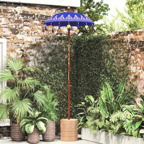 INLIFE Parasol balinais Rouge 95 x 95 x 260 cm