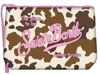 Saint Barth MC2 Borsa Pochette Aline in Scuba Stampa mucchetta Dimensioni: 21 x 15 x 7 cm