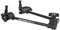 Manfrotto 196AB-2 Braccio Snodabile a 2 Sezioni in Alluminio, Senza Staffa, Nero