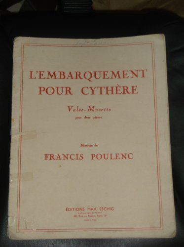 L'embarquement pour Cythère (Valse-Musette pour deux pianos)