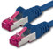 10m - bleu - 1 pièce - câble réseau CAT6a (10Gb/s) S-FTP CAT 6a Lankacable - certifié GHMT PIMF 500 MHz Cat5 Cat5e Cat6 Cat6a Cat7 pour switch, routeur, modem, Internet