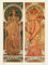 onthewall Jugendstil Poster Kunstdruck Alphonse Mucha Moet