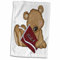 3D Rose Cute Dursty Bear with Soda Pop Cola Hand/Sporthandtuch, 15 x 22 cm