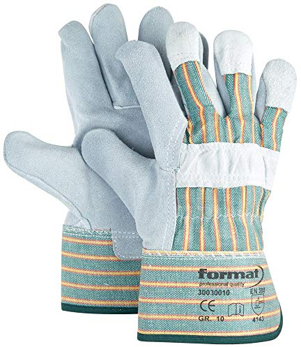 FORMAT Handschuh,Rindspaltleder, Größe 10 (Inh. 12 Paar)