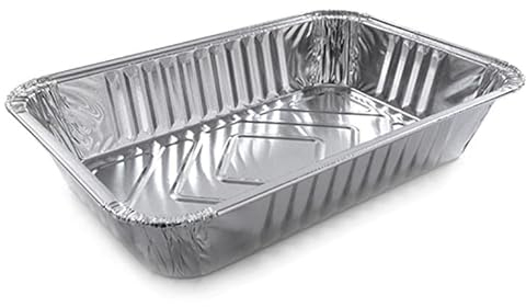Cuki CONTENITORI RETTANGOLARI in Alluminio 100 PZ R48G 2 PORZIONI 140x210x38 mm