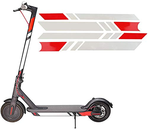 chuancheng, Set di Adesivi Riflettenti per Xiaomi Mijia M365 M187, Accessori per Scooter Elettrico