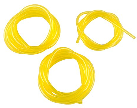 Poweka 3 Lot de 1,5 mètres Tuyau Durite d'essence (3mm x 5mm, 2mm x 3,5mm, 2.5mm x 5mm) pour Souffleur Coupe-bordure Tronçonneuse Debroussailleuse Poulan Craftman Stihl Husqvarna Walbro Zama