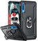 LeYi Hülle für Samsung Galaxy A7 2018 mit HD Folie Schutzfolie, 360 Grad Drehbar Ringhalter Handyhülle Cover TPU Bumper Schutzhülle Case Samsung Galaxy A7 2018 A750 Handy Hüllen Schwarz