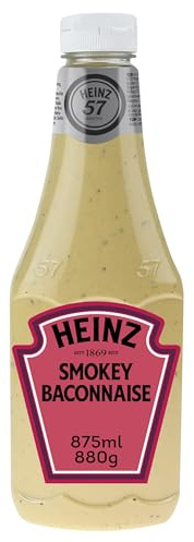 SALSA HEINZ SMOKEY BACONNAISE BOTTIGLIA 875ml SALSA ALLA PANCETTA AFFUMICATA