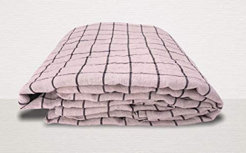 JOWOLLINA Laken Bettlaken Überwurf 100% Leinen Soft Washed Finish180 g/m2 (173x240 cm, Taupe)