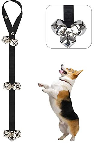 Alinana Dog Training Bell for Potty Training – 7 Extra-Loud Adjustable Puppy Door Bell, Toilet Training Bells for Dogs (Small, Medium, Large Breeds)