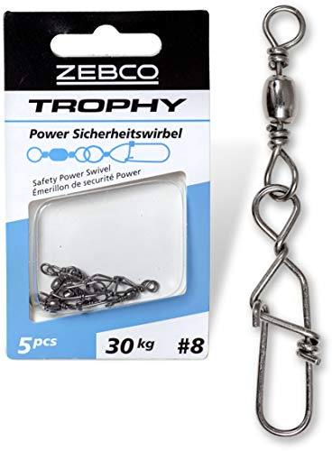 Zebco Qualitäts Trophy Power-Sicherheitswirbel Angelzubehör Wirbel Angeln Kleinteile Angel Zubehör