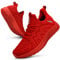 Feethit Women Trainers Casual Sneakers Lightweight Breathable Walking Shoes Gym Sport Tennis Red 8
