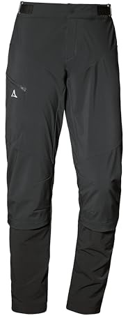 Schöffel Damen Hybrid Pants Tree Run L, regenfeste, Winddichte MTB Hose mit 4-Wege-Stretch, robuste Fahrradhose mit Belüftungsreißverschlüssen, atmungsaktive Outdoor Hose