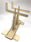 Modellbau Berthold Schwerpunktwaage für Modelle bis 5 kg, Lasercut, Aluminium, Silber