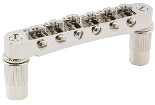 Musiclily Pro BM001 52mm Roller Sattel Brücke Tune-O-Matic Steg Nickel | für LP SG Style E-Gitarre