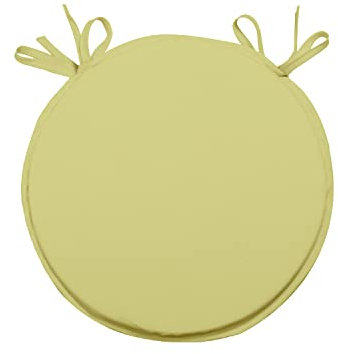 Soleil d'ocre, Alix Dessus de Chaise Bistrot, Polyester, Vert Citron, 40 cm