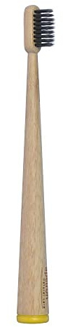 APEIRON Bambus-Zahnbürste, natur, farbig markiert (1er Pack)