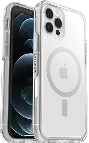 OtterBox Symmetry Clear Series+ Case with MagSafe for iPhone 12 & iPhone 12 Pro (Only) - Non-Retail Packaging - Clear