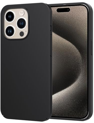 AOKUMA Case for iPhone 15 Pro Max, Military Grade Shockproof, Ultra thin Hard PC Phone Cover for iPhone 15 Pro Max-Black