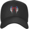 KWQDOZF Wings Chileans Chile-Flagge Baseballkappe für Männer und Frauen verstellbare Klassische Papa-Mütze Trucker-Kappe für Laufen Outdoor-Aktivitäten
