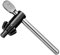 Clé de mandrin avec poignée de pouce de 8 mm, clé à mandrin électrique, outil de serrage pour mandrin de perceuse de 3 à 16 mm (tige chromée)
