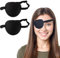 2 Pièces patchs oculaires réglables pour adultes et enfants, cache-œil médical réglable, amblyopie paresseuse et cosplay