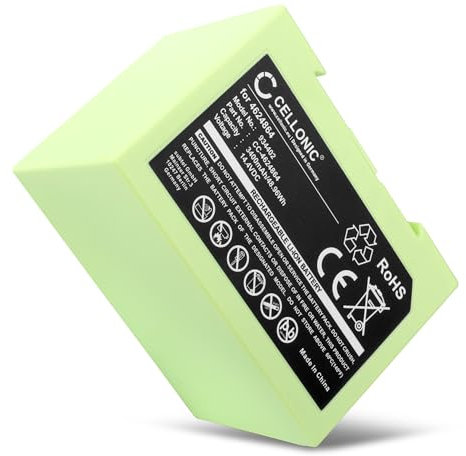 CELLONIC, Akku für Staubsauger kompatibel mit iRobot Roomba i7 Plus, 7550, e5150, e5 5152 (14.4V, 3400mAh)