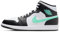 NIKE Air Jordan 1 Mid Mens Trainers DQ8426 Sneakers Shoes (UK 8 US 9 EU 42.5, White Green Glow Black 103)