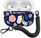 case&me Schutzhülle für AirPods Pro/AirPods Pro 2, Peanuts-Design, Snoopy-Skin mit Federschlaufe, Clip, kompatibel mit kabellosem Laden